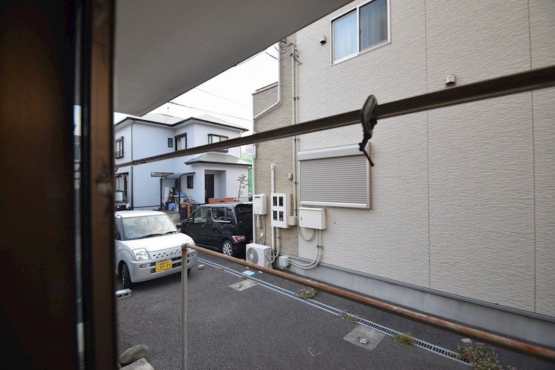 コーポ開成 ベランダ