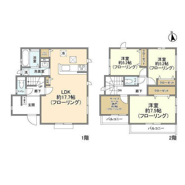 Ｋｏｌｅｔ平塚東中原＃０２ 間取り