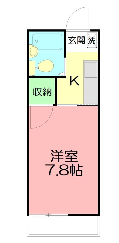 コーポアルファー 0103号室 間取り