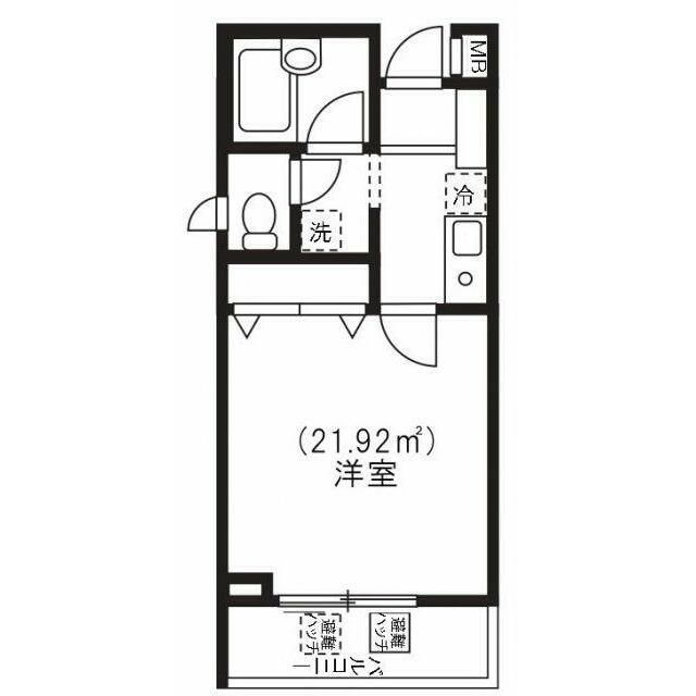 アンビシャス21大船 107号室 間取り