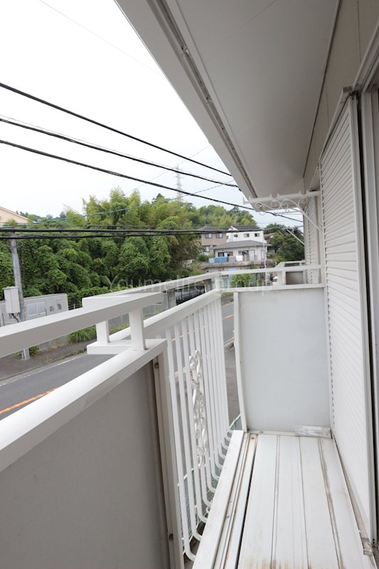 コーポ山室B ベランダ