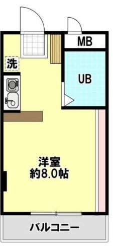 アイパレス大船 208号室 間取り