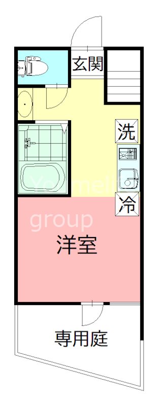 Ｔｈｅ　Ｔｅｒｒａｃｅ湘南辻堂 109号室 間取り