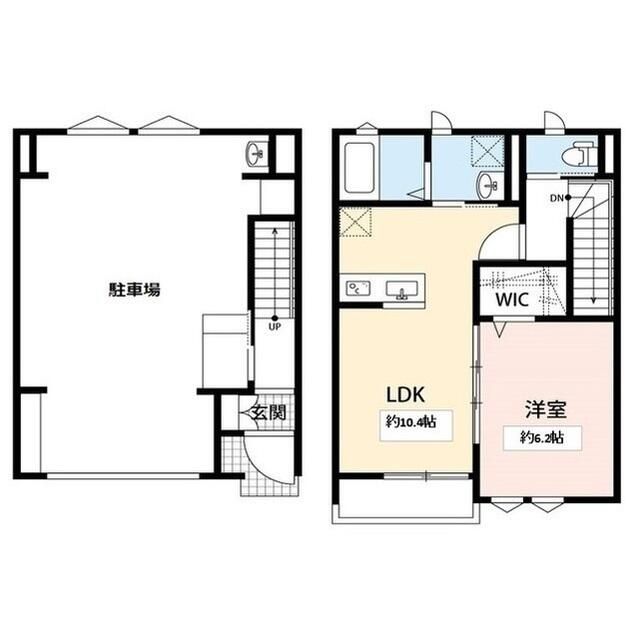 エスパース茅ヶ崎海岸  103号室 間取り