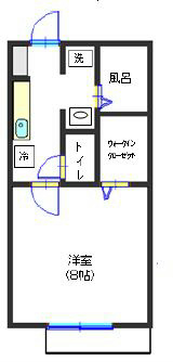 エミネンスⅠ 103号室 間取り