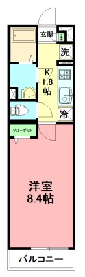 リブリ・コーワハイム 302号室 間取り