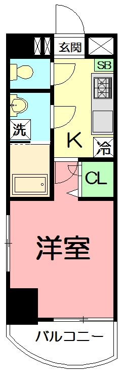 ビュークロス湘南 501号室 間取り