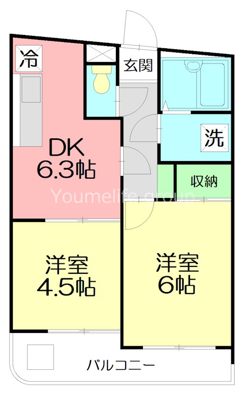 ストラット辻堂 202号室 間取り