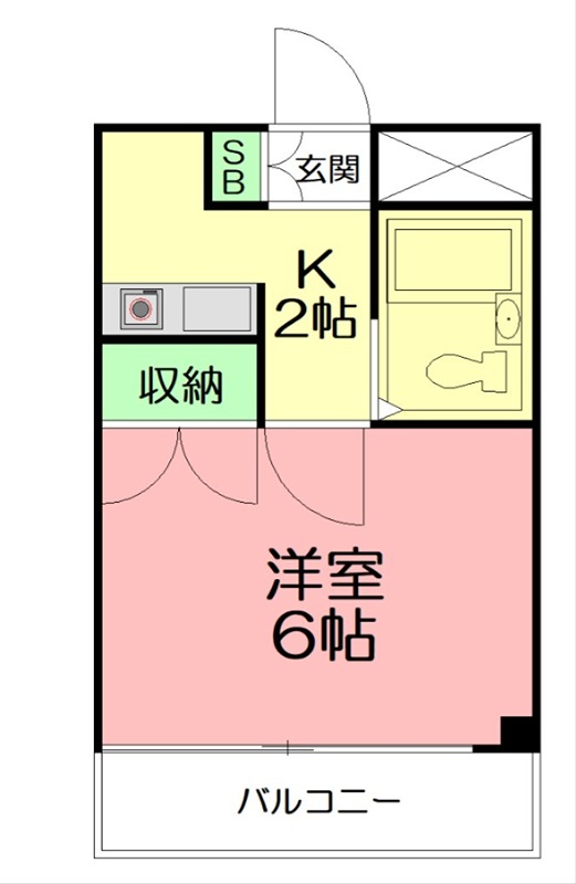 グランシャリオ戸塚 102号室 間取り