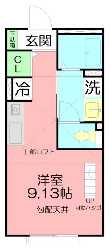 EAST OCEAN（イーストオーシャン） 203号室 間取り