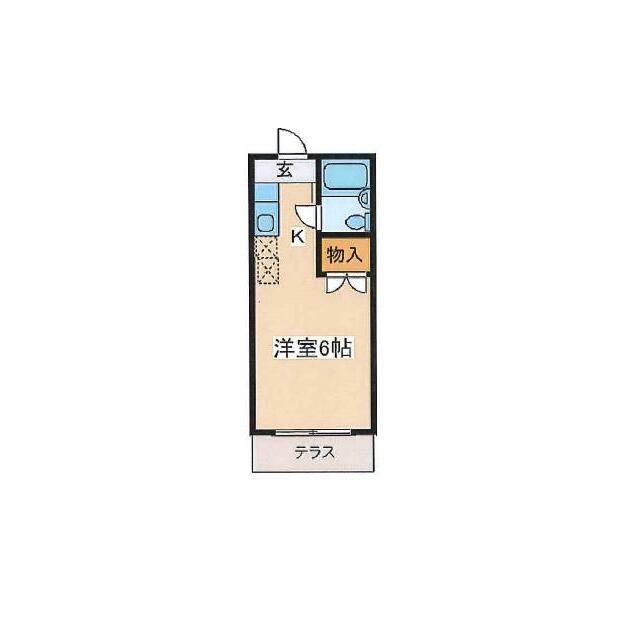 ポルシェ飯山 110号室 間取り