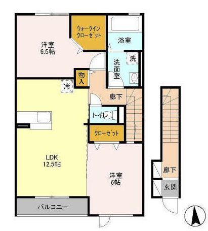 フォーリア湘南 202号室 間取り