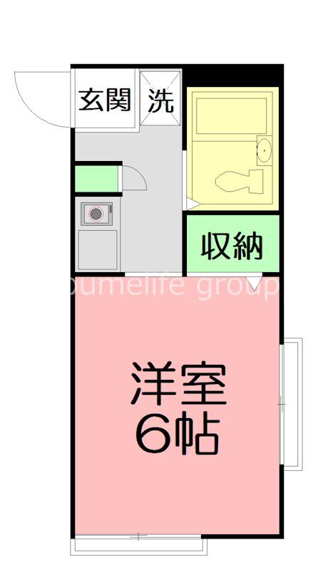 プレステージ下倉田Ⅰ 101号室 間取り
