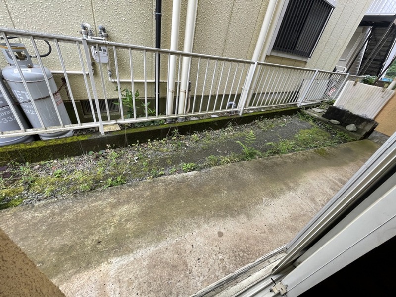 穂谷野コーポ ベランダ