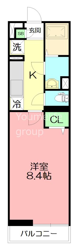 リブリ・藤沢 207号室 間取り