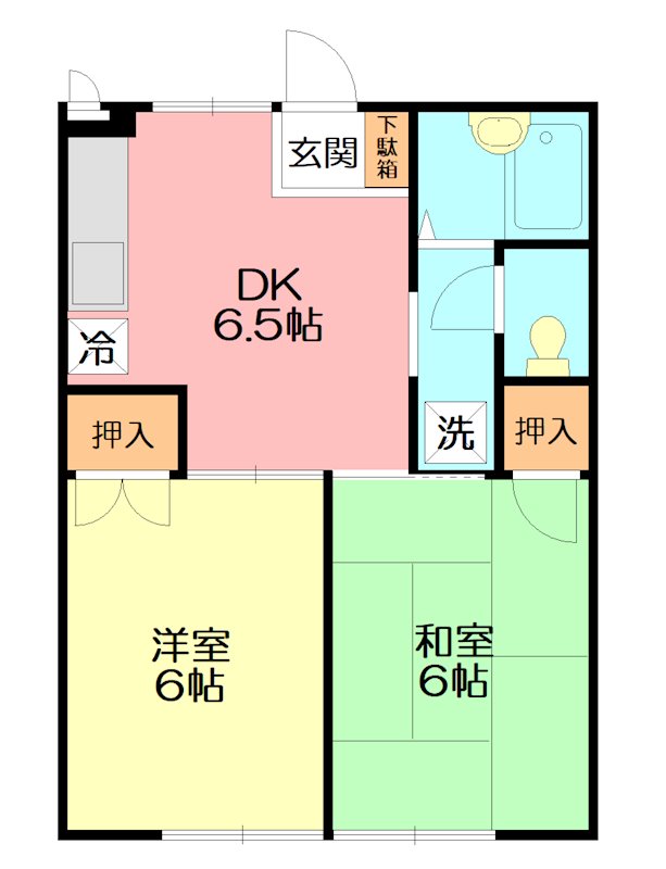 湘南ブルーバーグＢ 203号室 間取り
