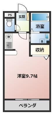 エクセレントⅡ 102号室 間取り