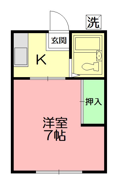 プレステージ伊勢原 202号室 間取り