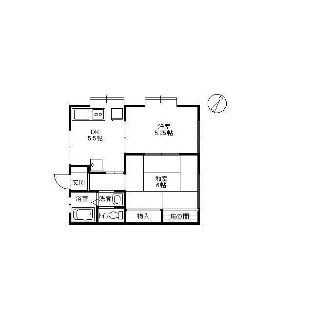 サンライズ湘南 102号室 間取り