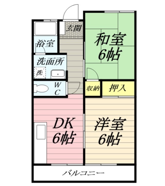 高万マンション 302号室 間取り