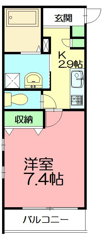 ファーストテラス鵠沼 301号室 間取り