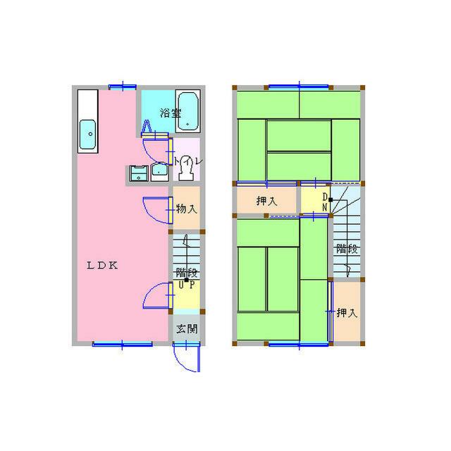 サニーハイツ川堀（カ） 間取り図