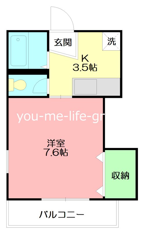 ラファエル 101号室 間取り