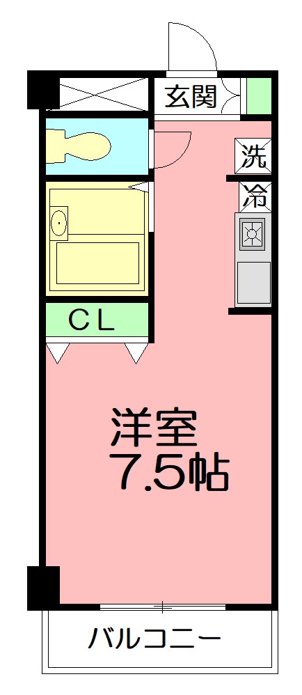 湘南absⅠ 311号室 間取り