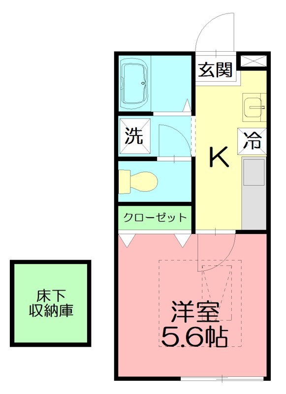 リモーネ湘南 103号室 間取り
