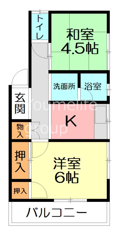 ＴＭハイツ 101号室 間取り