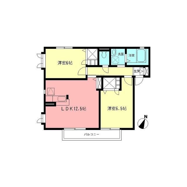 フォーレカメリアⅡ 101号室 間取り