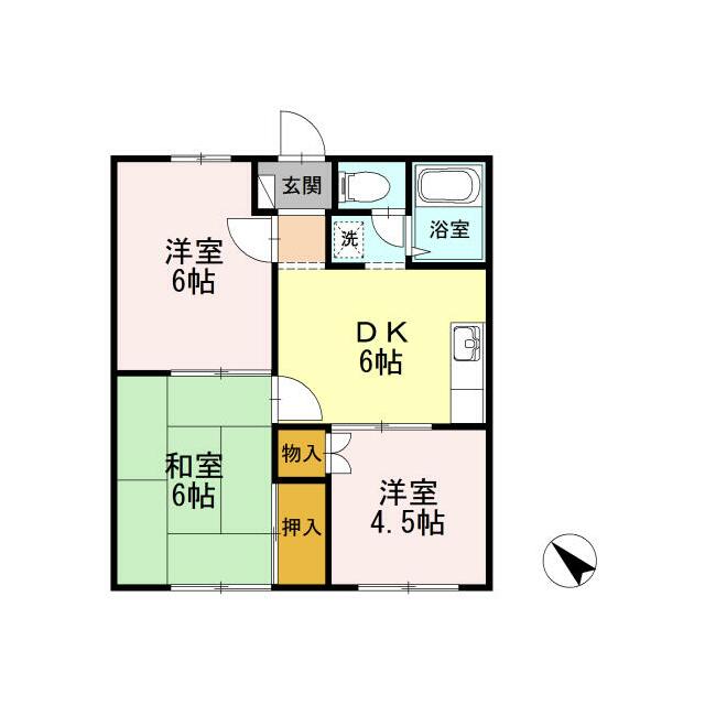 メゾンヤマジュ 203号室 間取り