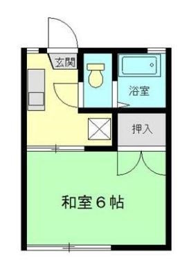 岡﨑ハイツⅠ 間取り図