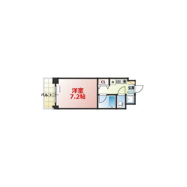 プラージュ湘南 802号室 間取り