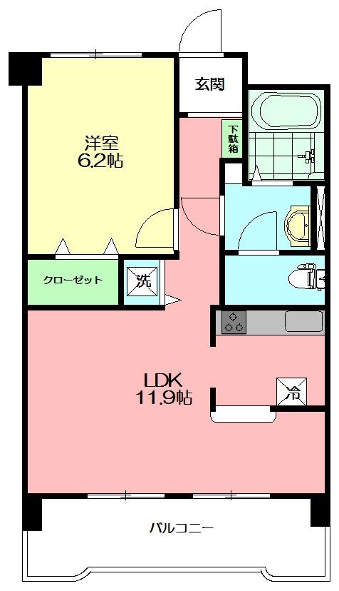 カーサヴェルデ 間取り図