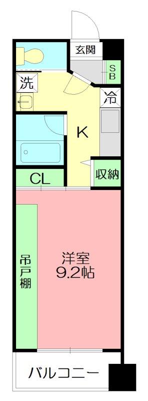 アネシス湘南 203号室 間取り