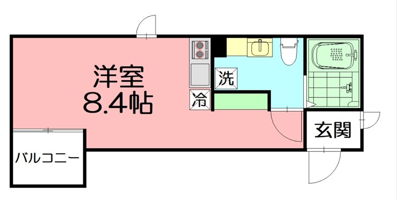 SCHWARZ(シュバルツ) 204号室 間取り