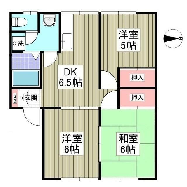 ライフ・ニューコーポＡ 103号室 間取り