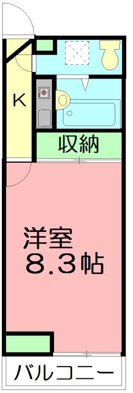 パティオ 102号室 間取り