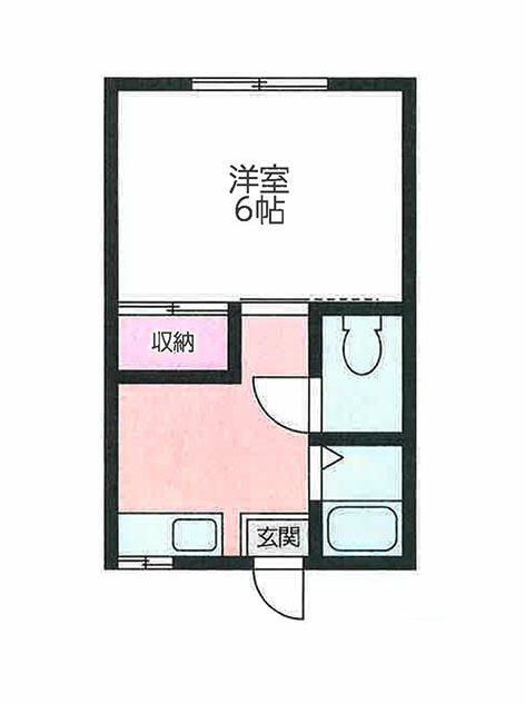 仲居ハイツⅠ 201号室 間取り