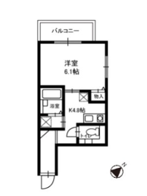 セ　カルム鎌倉 306号室 間取り