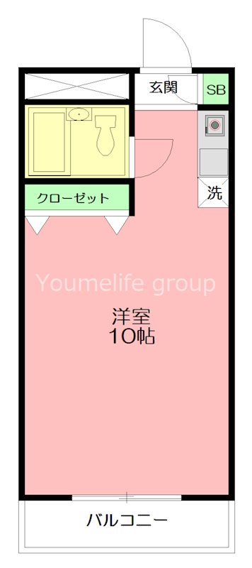 ホロン湘南弐番館 107号室 間取り