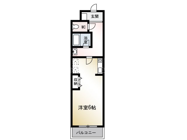 FEELO 402号室 間取り