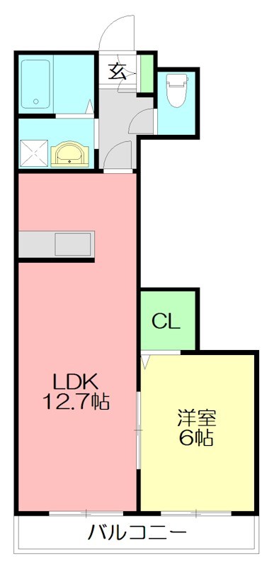 Terrace本厚木Ⅱ 302号室 間取り