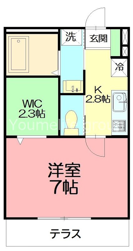 Smart湘南 101号室 間取り