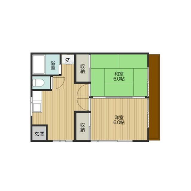 ハウス元町 101号室 間取り