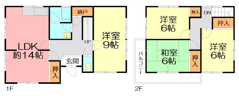 二宮町二宮貸家 間取り