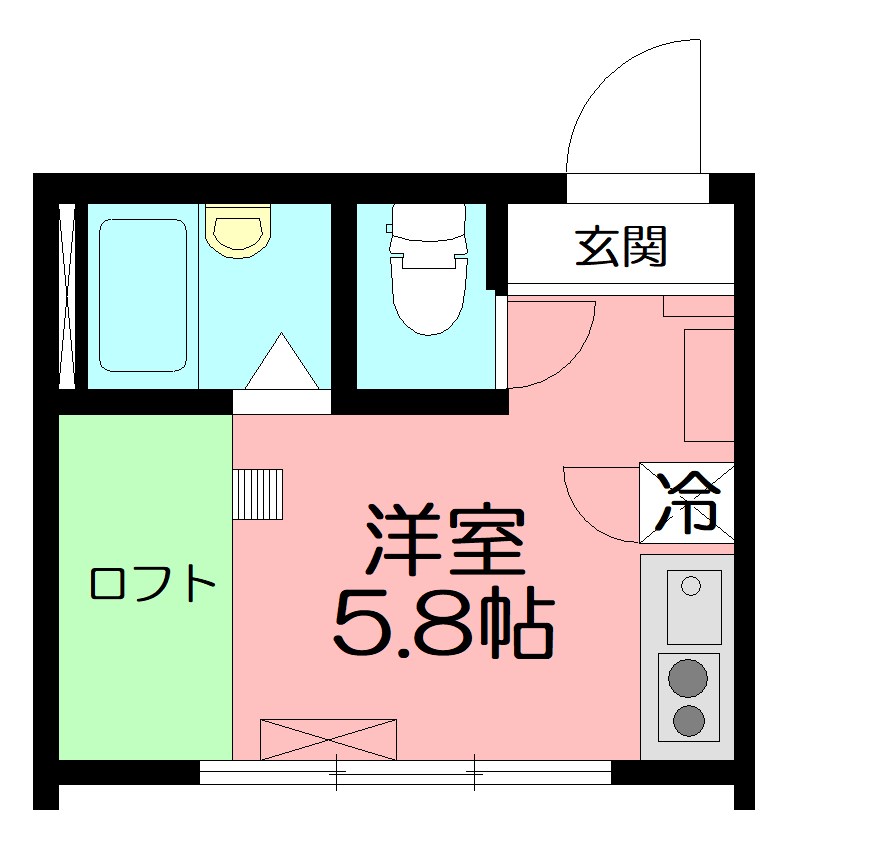 ハイドレンジア箱根 205号室 間取り