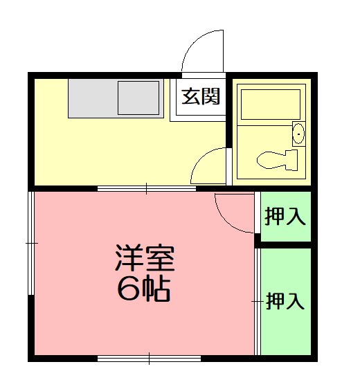 みつだハイツ 103号室 間取り