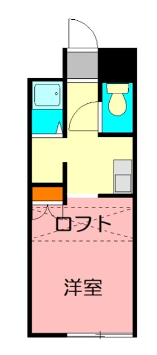 プチメゾン蛍 203号室 間取り